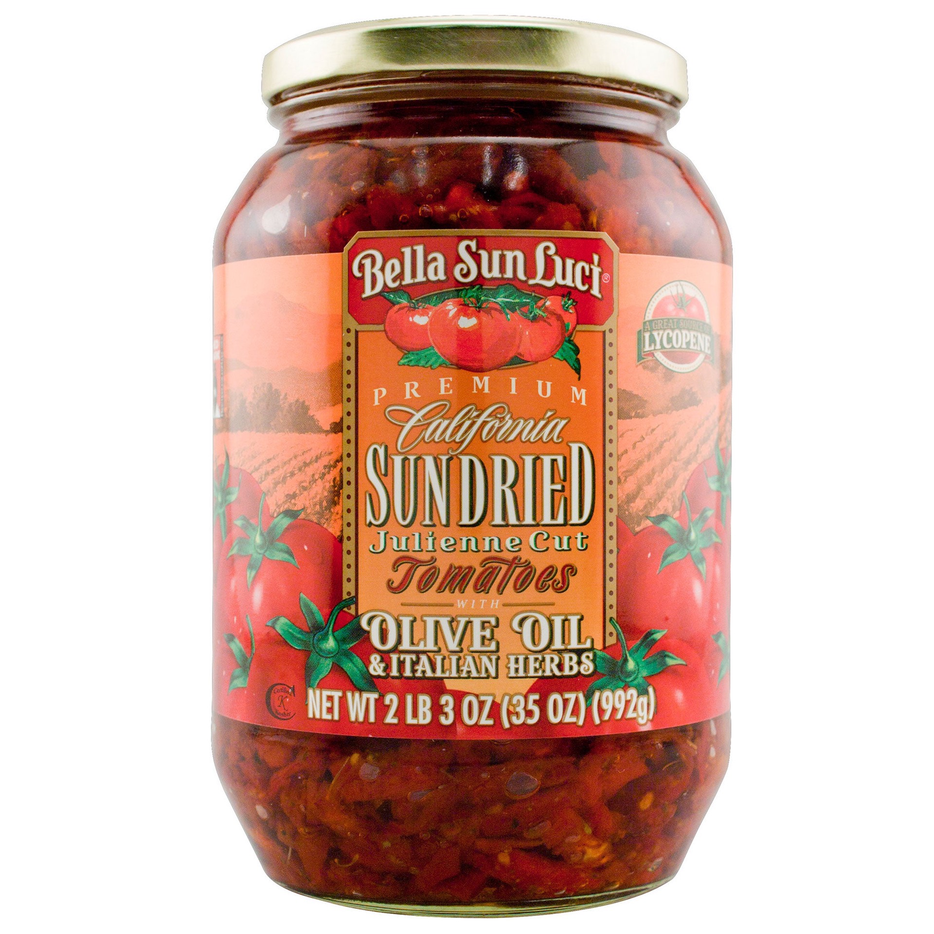 slide 1 of 2, Mooney Farms Bella Sun Luci Sun Dried Tomatoes In Olive Oil & Italian Herbs, 35 oz, 