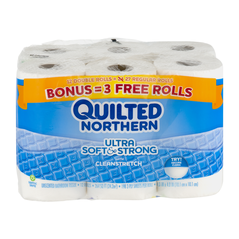 slide 1 of 1, Quilted Northern S&S Double Roll Bath Tissue, 2376 ct