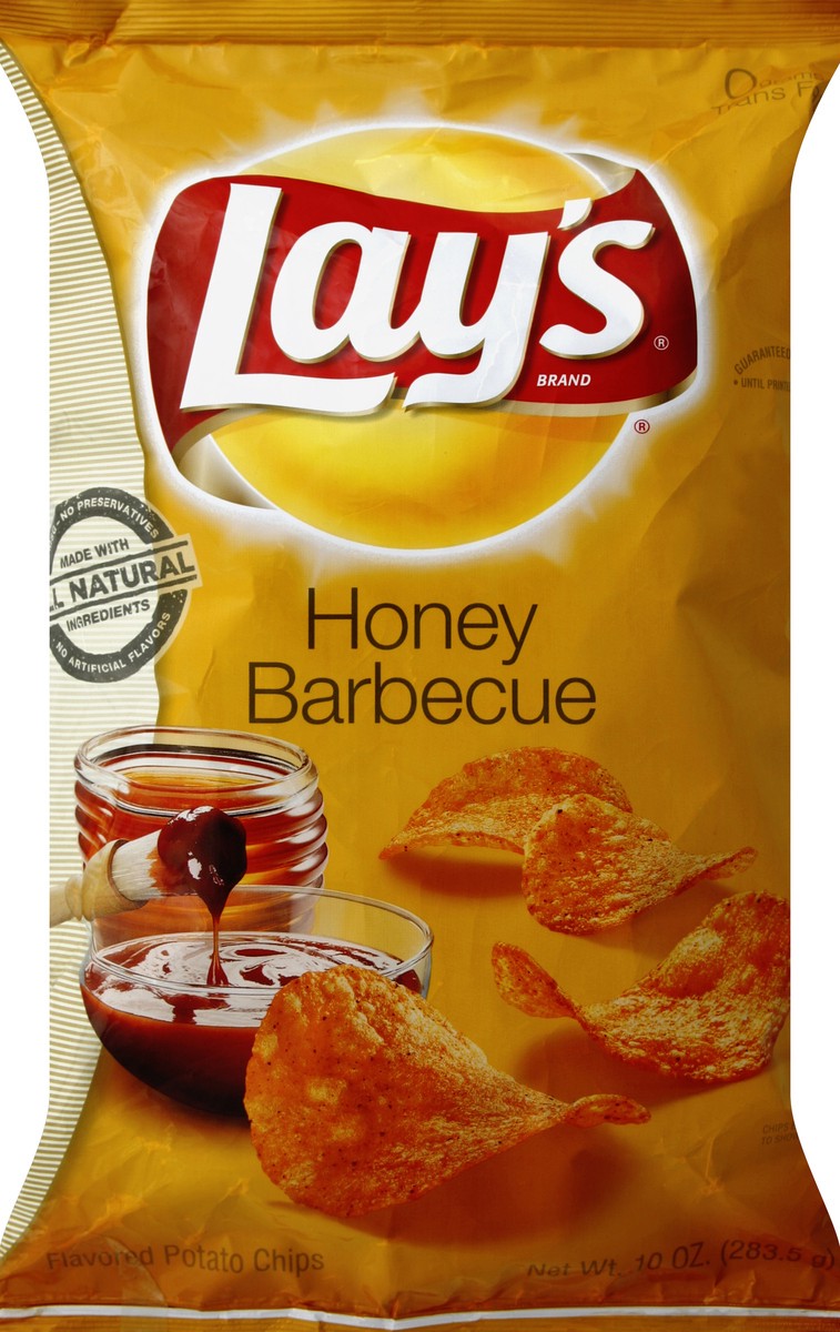 slide 5 of 6, Lay's Honey Barbeque Potato Chips, 1 ct