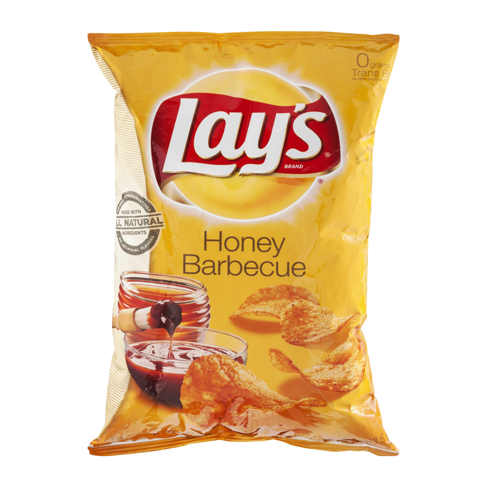 slide 1 of 6, Lay's Honey Barbeque Potato Chips, 1 ct