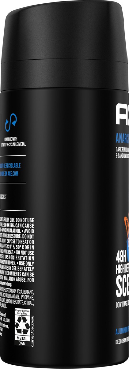 slide 9 of 9, AXE Body Spray Deodorant for Men Anarchy, 4.0 oz, 4 oz