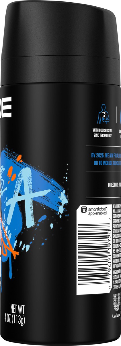 slide 6 of 9, AXE Body Spray Deodorant for Men Anarchy, 4.0 oz, 4 oz