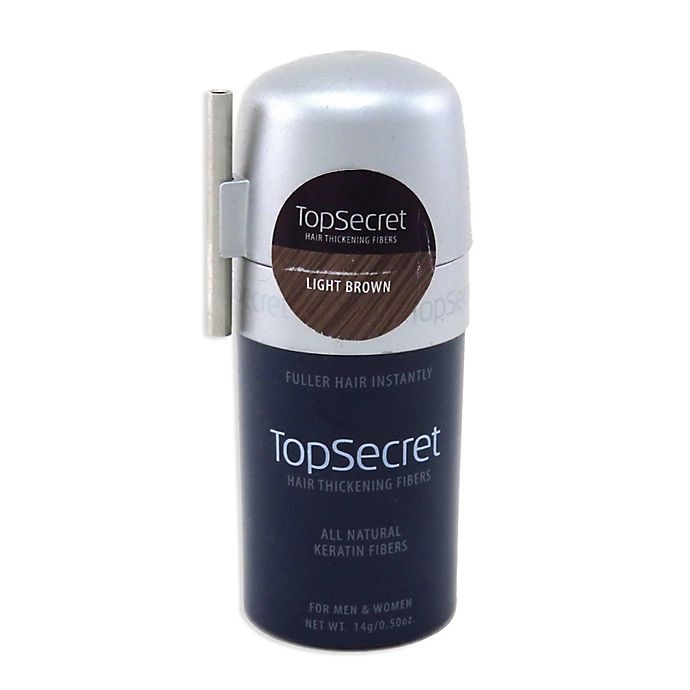 slide 1 of 1, Top Secret Thickening Fiber - Light Brown, 0.5 oz