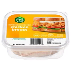 Food Club - Rotisserie Seasoned Chicken Breast Tub (7 Oz)