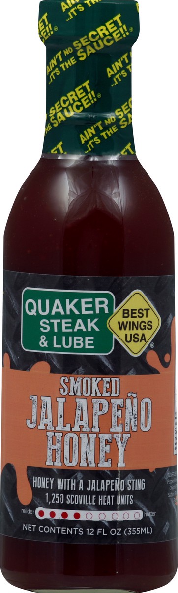 slide 2 of 2, Quaker Steak & Lube Smoked Jal Hon, 12 oz
