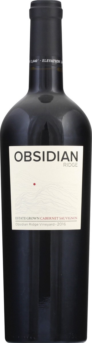 slide 1 of 9, Obsidian Cabernet Sauvignon 750 ml, 750 ml