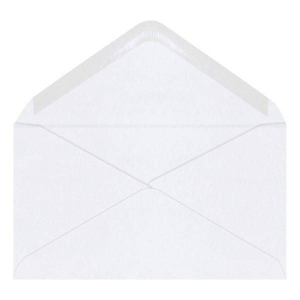 slide 4 of 4, Office Depot Brand All-Purpose Envelopes, #6 3/4, White, 100 ct; 3 5/8 in x 6 1/2 in