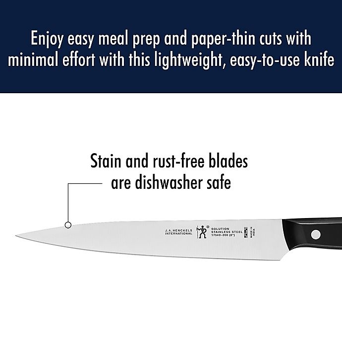 slide 4 of 5, HENCKELS Solution Carving Knife, 8 in