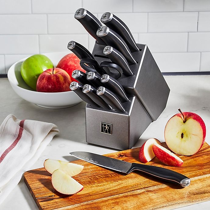 slide 3 of 5, Henckels 1895 Assure Knife Block Set, 14 ct