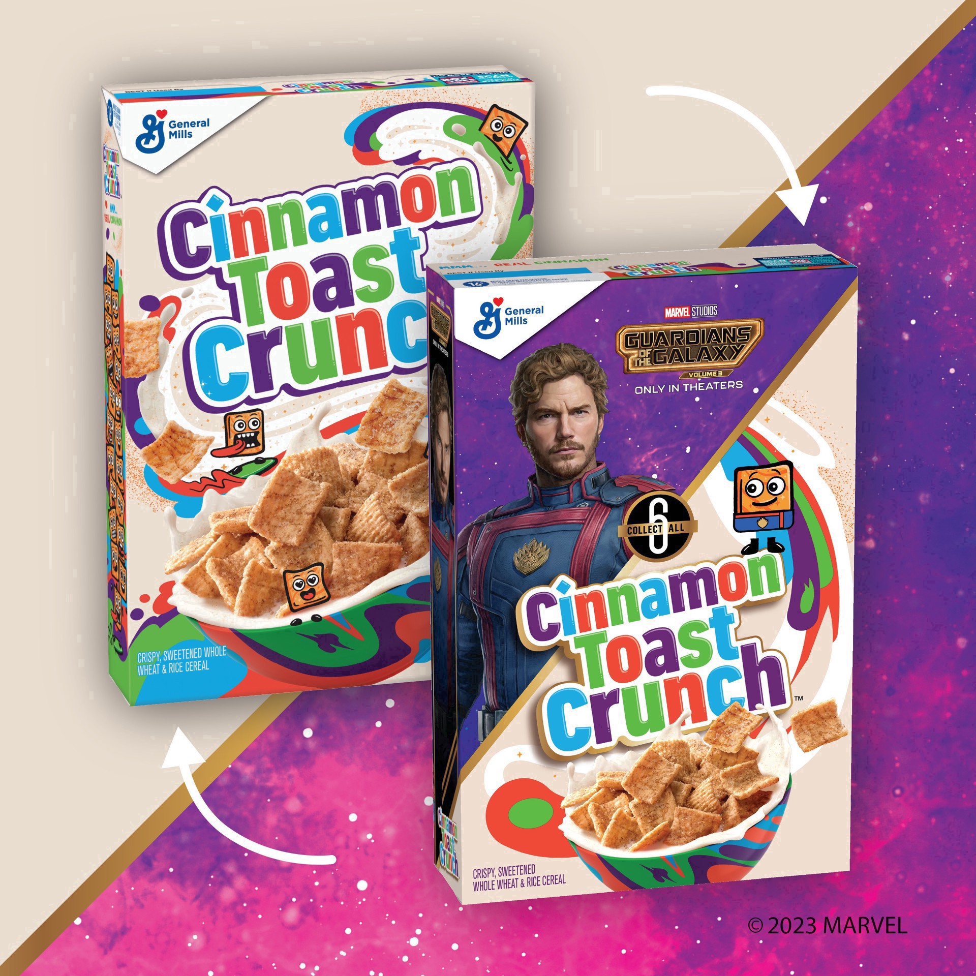 slide 7 of 108, Cinnamon Toast Crunch Breakfast Cereal, Crispy Cinnamon Cereal, Family Size, 18.8 oz Cereal Box, 18.8 oz