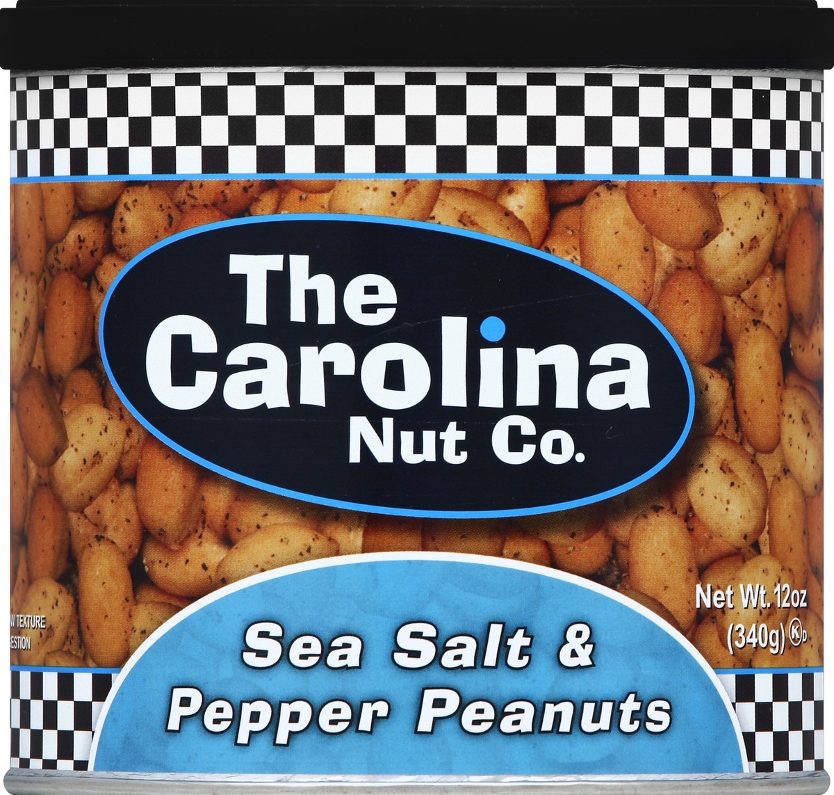 slide 2 of 2, The Carolina Nut Co. Sea Salt & Pepper Peanuts 12 oz Can, 12 oz