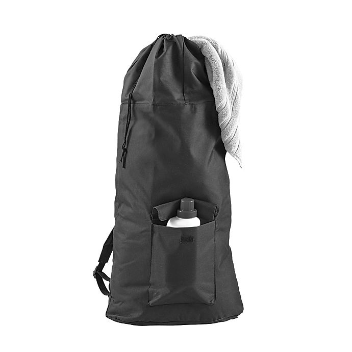slide 1 of 3, SALT Backpack Laundry Bag - Black, 1 ct