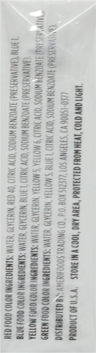 slide 13 of 13, First Street Assorted Food Color Kit, 1.2 oz