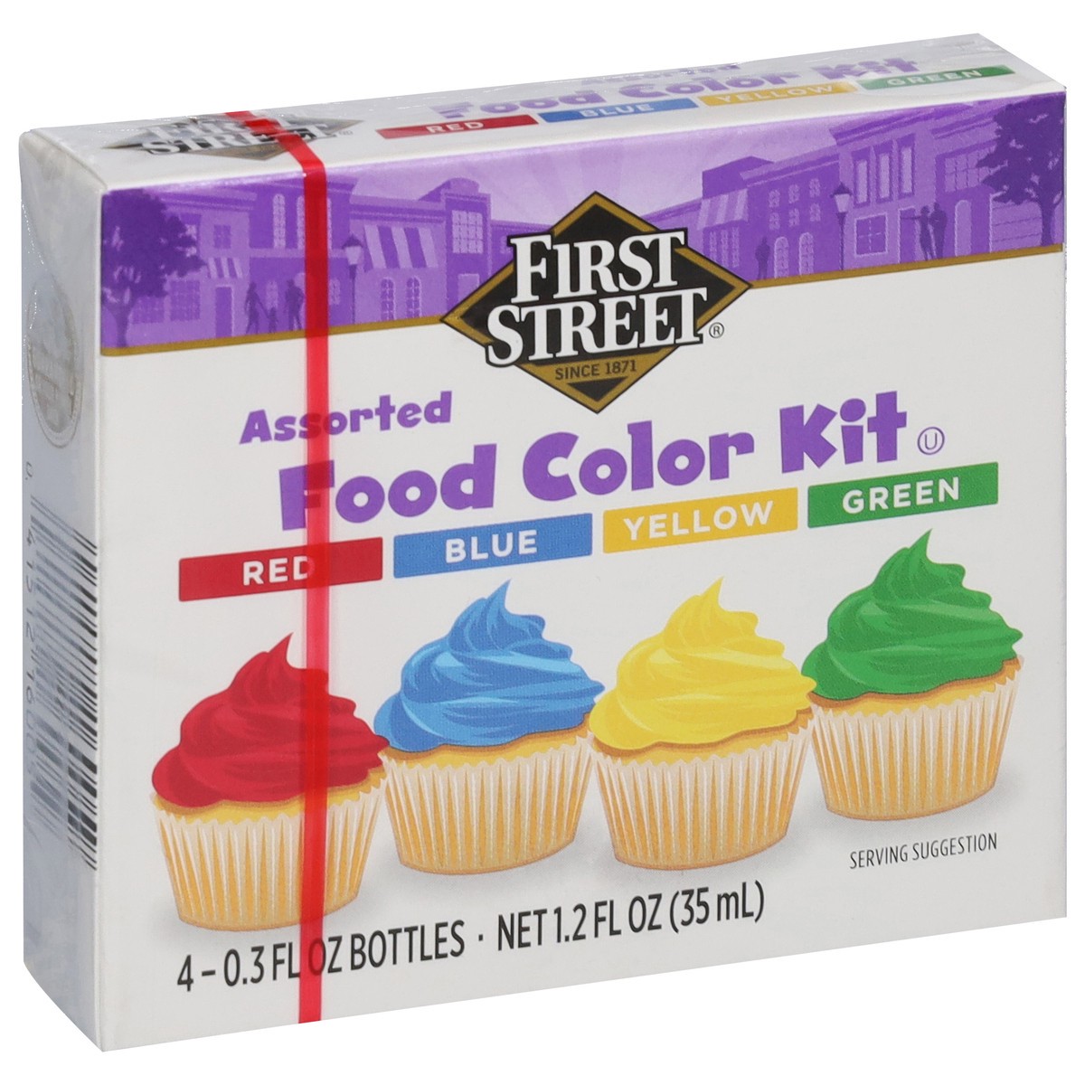 slide 5 of 13, First Street Assorted Food Color Kit, 1.2 oz