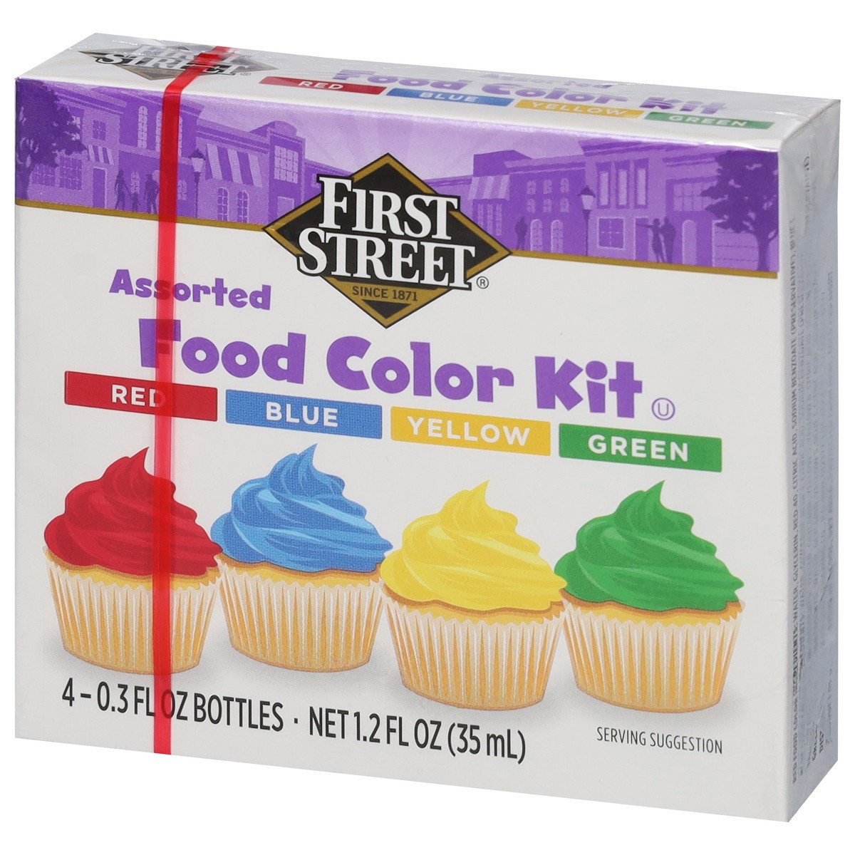 slide 4 of 13, First Street Assorted Food Color Kit, 1.2 oz