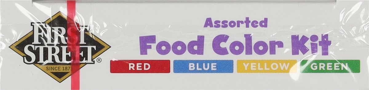 slide 11 of 13, First Street Assorted Food Color Kit, 1.2 oz