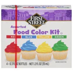 First Street Assorted Food Color Kit