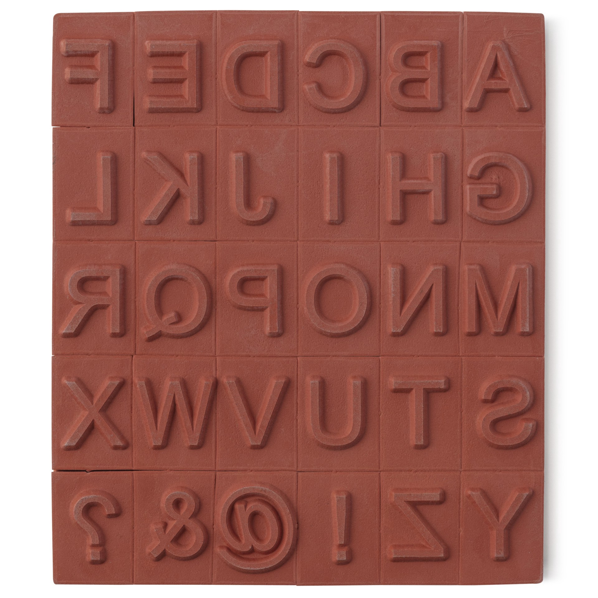 slide 4 of 4, Upper Case Alphabet Wood Stamp Kit By Recollections, includes 30 ct