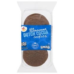 Giant Old Fashioned Dutch Cocoa Cookies
