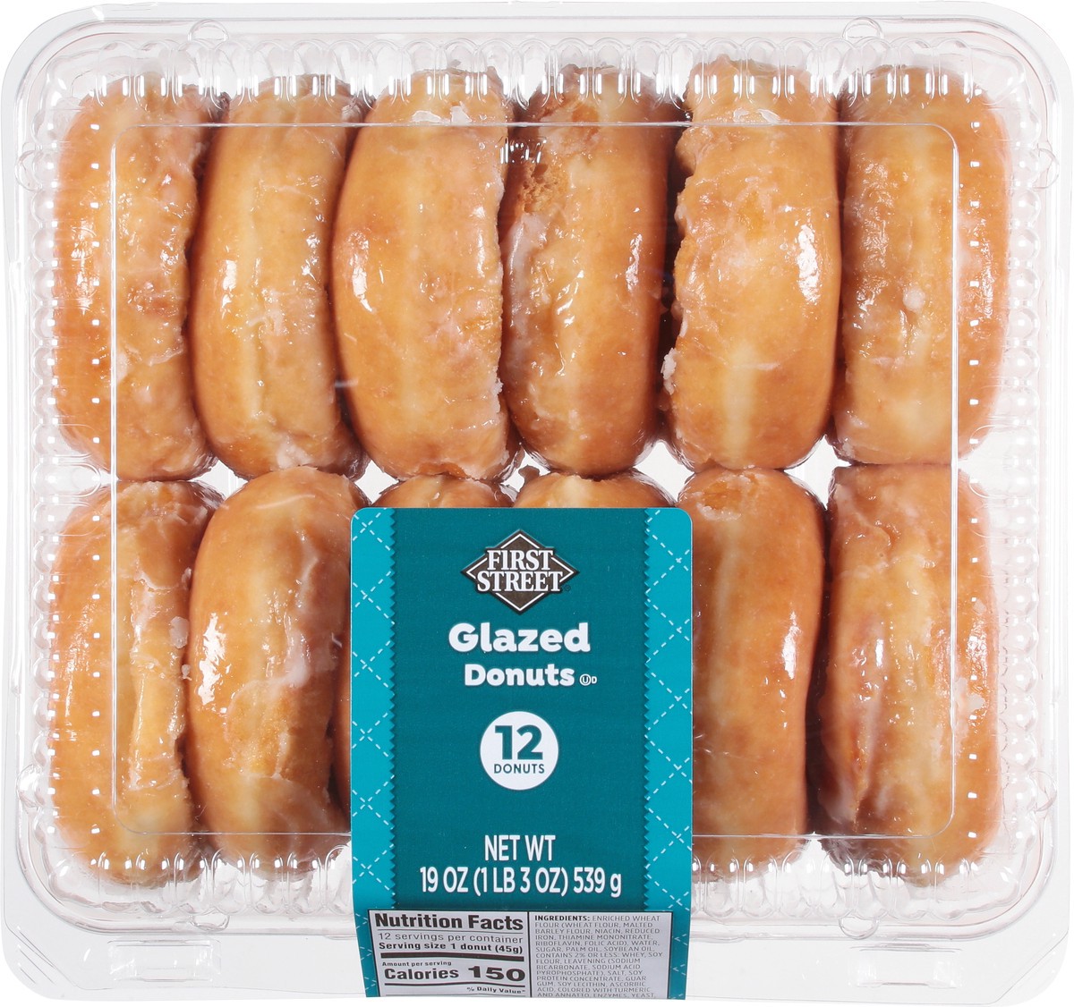 slide 5 of 13, First Street Glazed Donuts, 19 oz