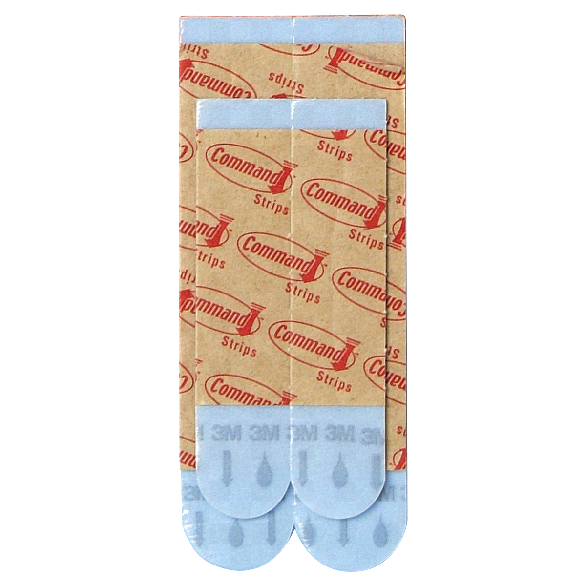 slide 2 of 18, Command Water Resistant Refill Strips (2 Medium/4 Large Strips), 1 ct
