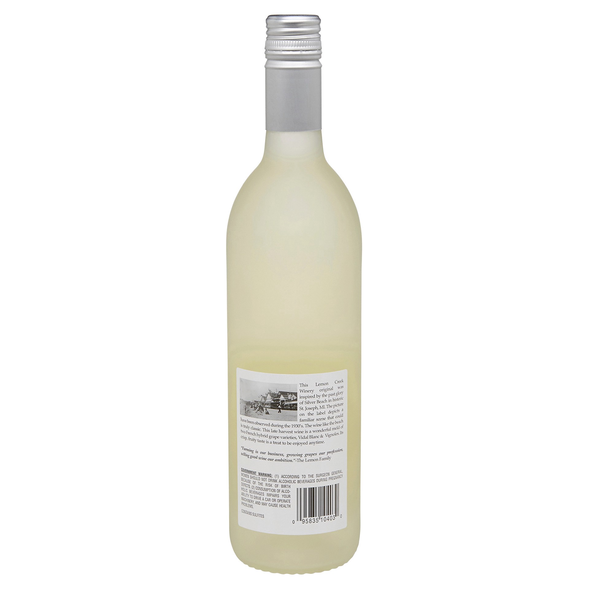 slide 3 of 5, OTHER-ALCOHOLIC BEVERAGES Lemon Creek Silver Beach Sauterene, 750 ml