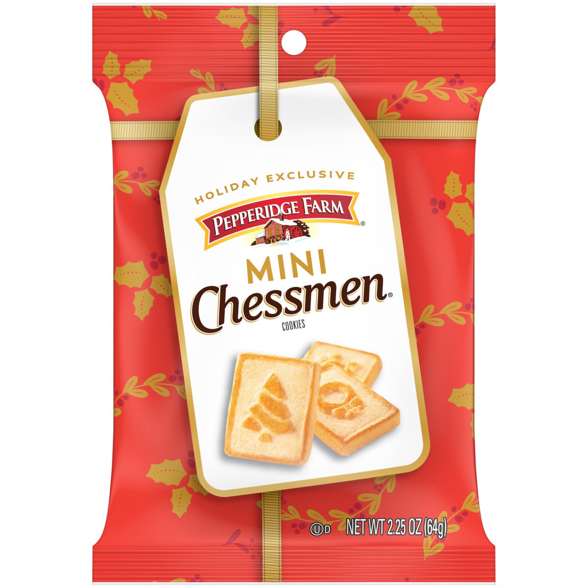 slide 1 of 5, Pepperidge Farm Chessmen Mini Butter Holiday Cookies, 2.25 Oz Bag, 2.2 oz