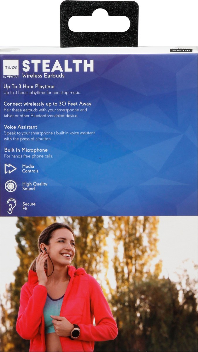 slide 9 of 11, Muze Stealth Earbuds 1 ea, 1 ct