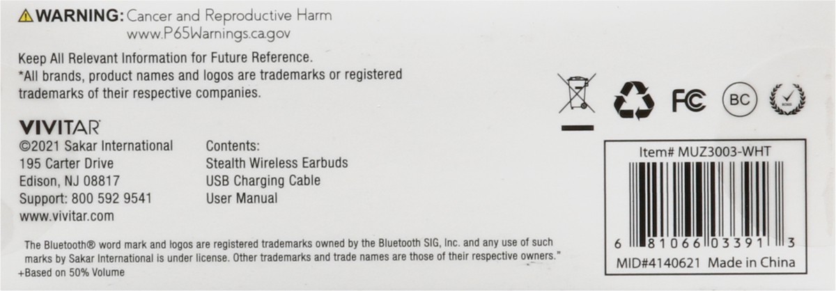 slide 2 of 11, Muze Stealth Earbuds 1 ea, 1 ct