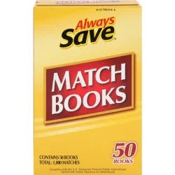 Always Save Match Books