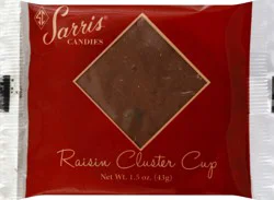 Sarris Candies Raisin Cluster Cup 1.5 oz