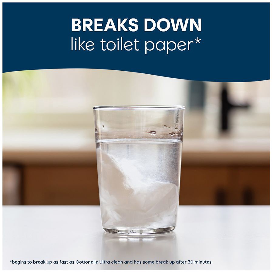 slide 2 of 5, Cottonelle Fresh Care Flushable Wet Wipes, Adult Wet Wipes, 1 Refill Pack, 168 Wipes per Pack (168 Total Flushable Wipes), 168 ct