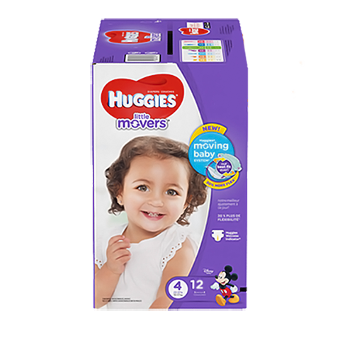 slide 1 of 1, Huggies Little Movers Size, 1 ct