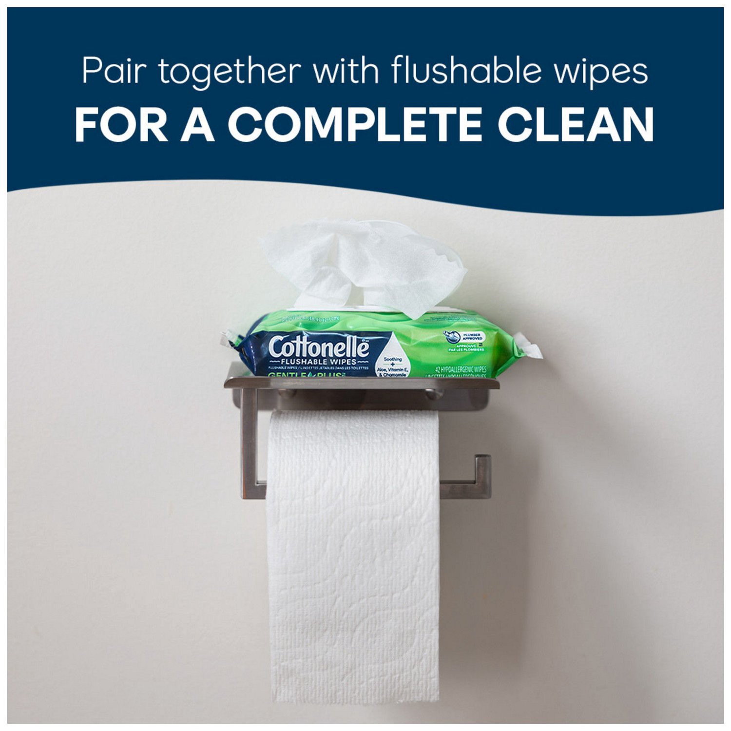 slide 5 of 9, Cottonelle Ultra Comfort Toilet Paper, Strong Toilet Tissue, 4 Mega Rolls (4 Mega Rolls = 16 Regular Rolls), 244 Sheets Per Roll, 4 ct
