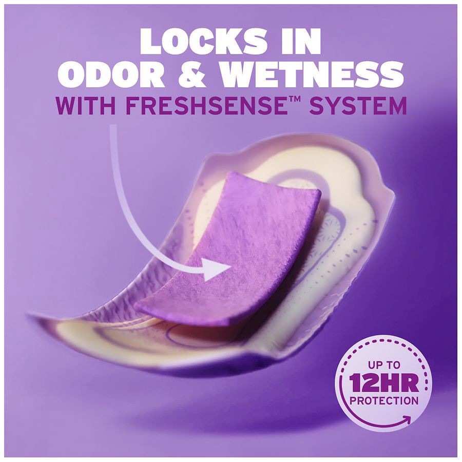 slide 5 of 5, Poise Fresh Protection Bladder Control Pad, 42 ct