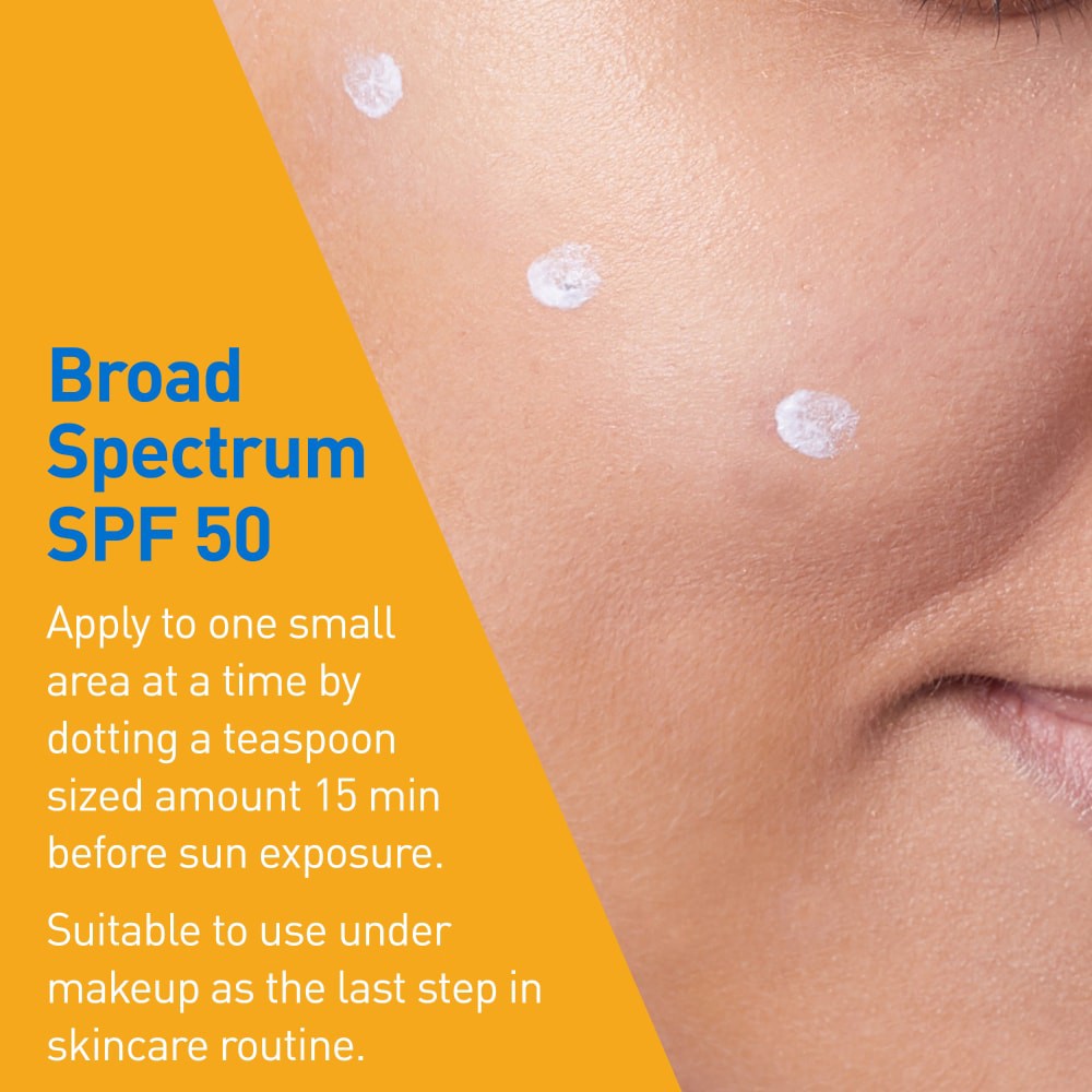 slide 3 of 6, CeraVe Mineral Sunscreen Lotion, SPF 50, 5 oz