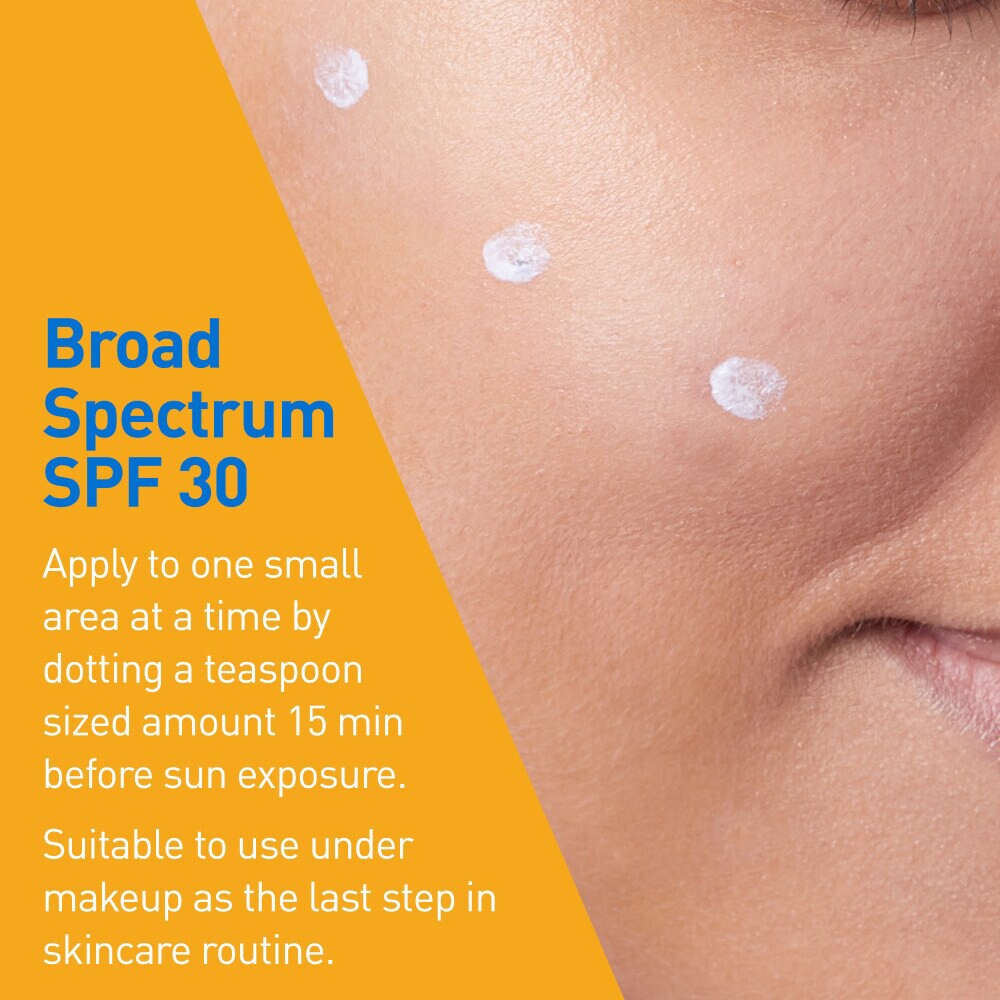 slide 3 of 5, Cerave Hydrating Spf 30 Face Sunscreen, 2.5 fl oz