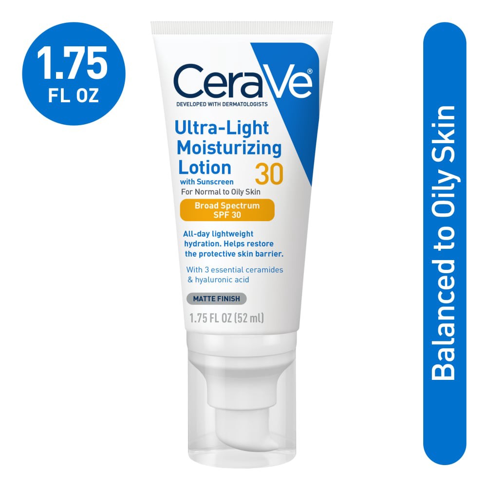 slide 3 of 6, Cerave Ultra Light Lotion Spf, 1.7 oz