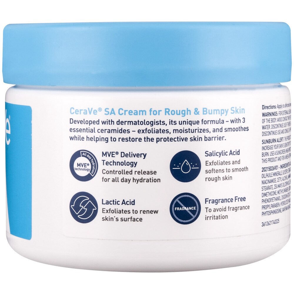 slide 4 of 5, Cerave Salicylic Acid Rough And Bumpy Skin Moisturizing Cream, 12 oz