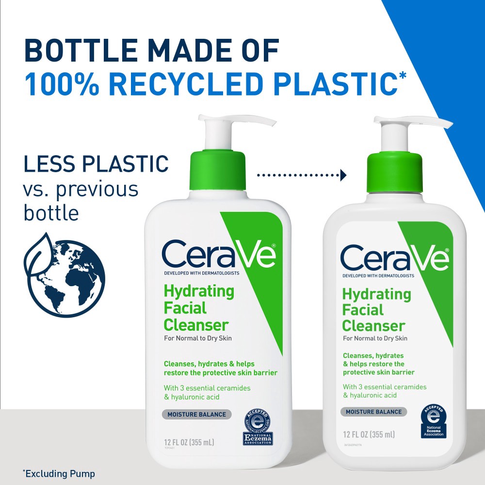 slide 3 of 6, Cerave Hydrating Facial Cleanser, 12 fl oz