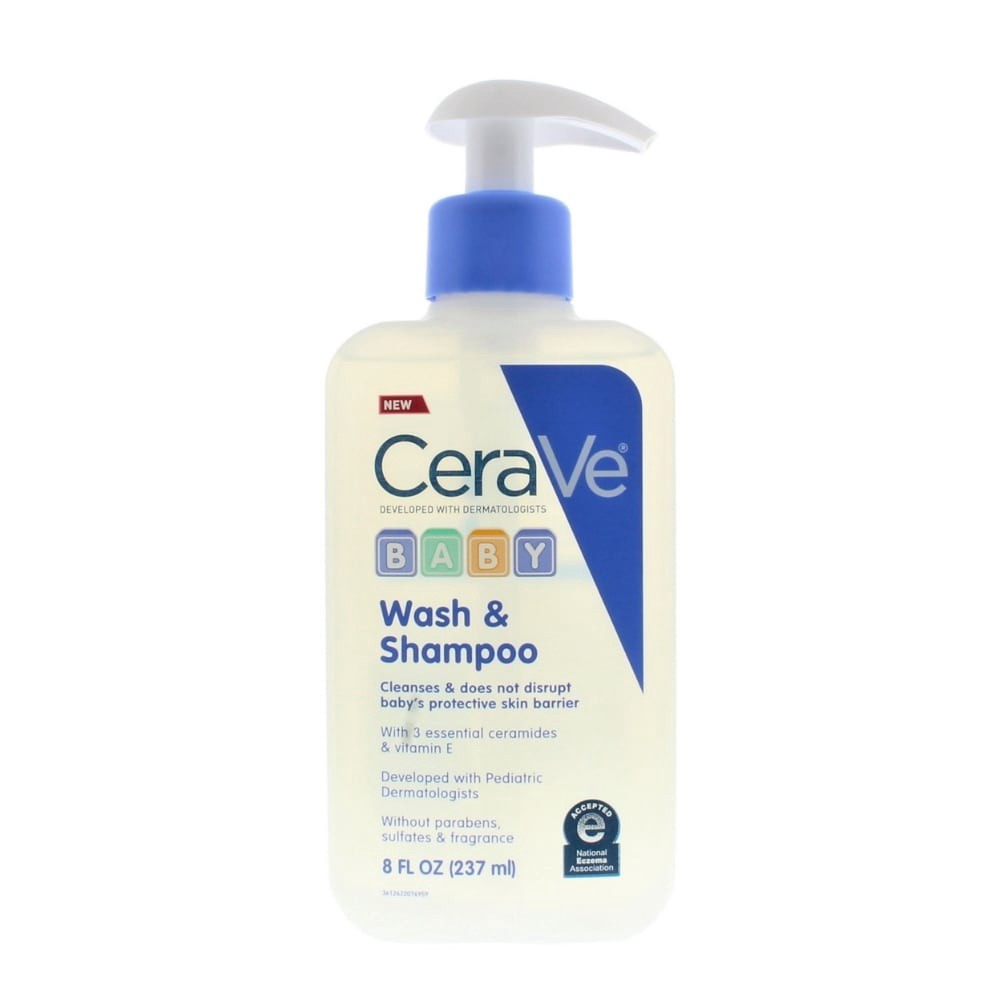 slide 2 of 3, CeraVe Baby Wash And Shampoo - 8 Fl. Oz., 8 fl oz