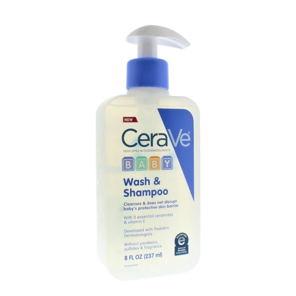 slide 3 of 3, CeraVe Baby Wash And Shampoo - 8 Fl. Oz., 8 fl oz