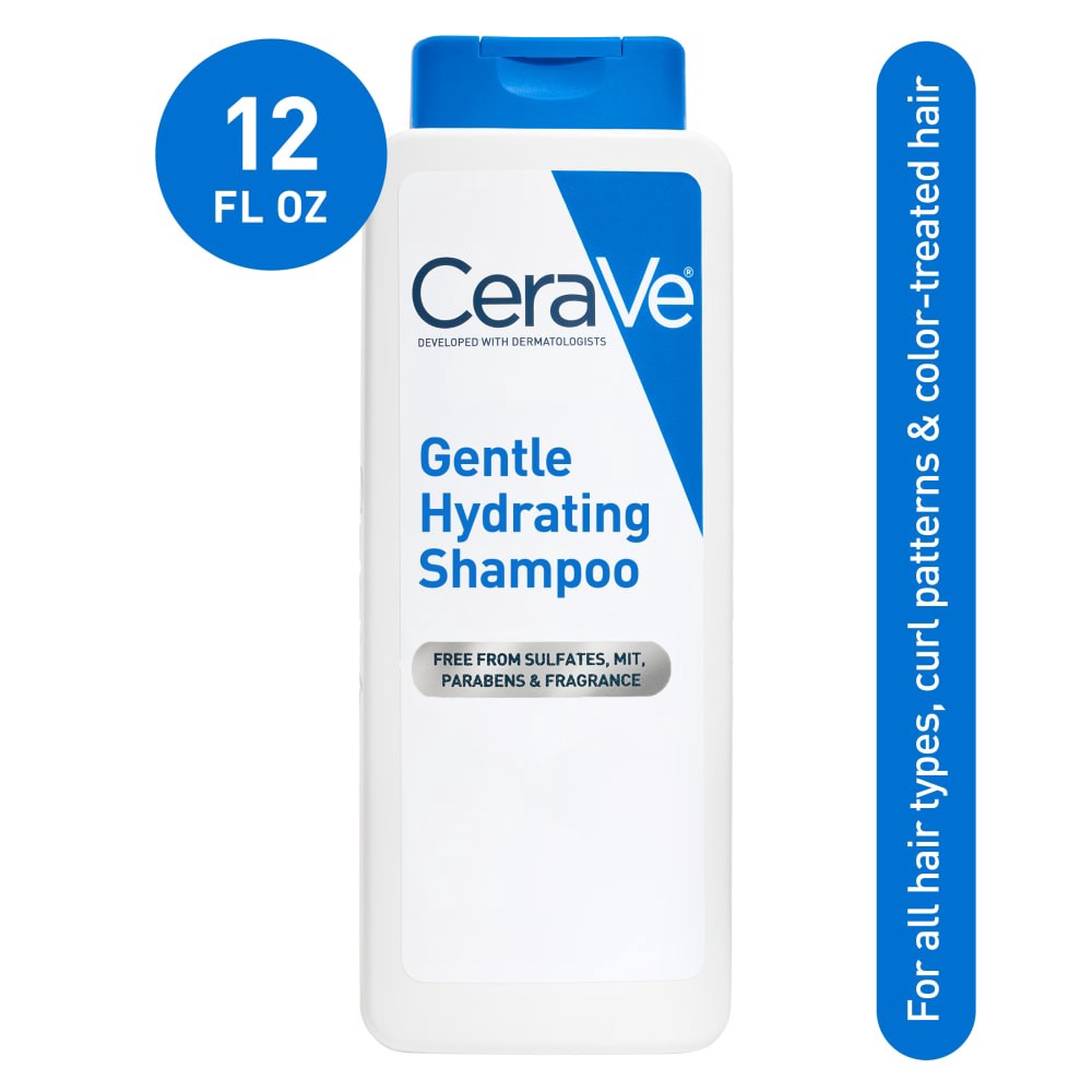 slide 5 of 6, Cerave Shampoo, Gentle Hydrating, 12 fl oz