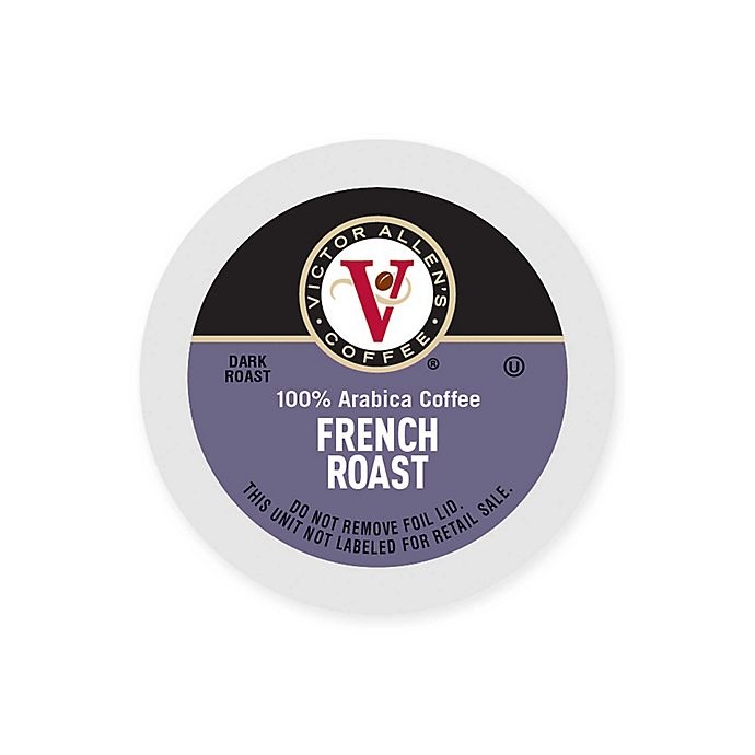 slide 2 of 3, Victor Allen French Roast Coffee Pods for Single Serve Coffee Makers, 60 ct