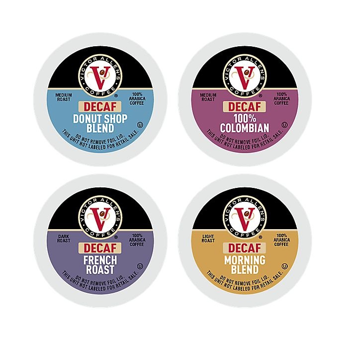 slide 2 of 2, Victor Allen Decaf Coffee Pods Variety Pack for Single Serve Coffee Makers, 54 ct