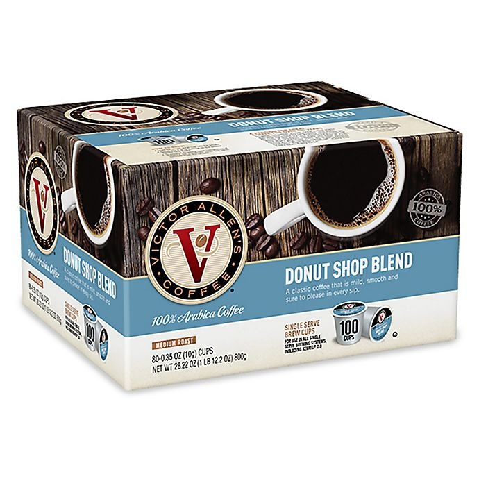 slide 3 of 3, Victor Allen Donut Shop Coffee Pods for Single Serve Coffee Makers, 100 ct