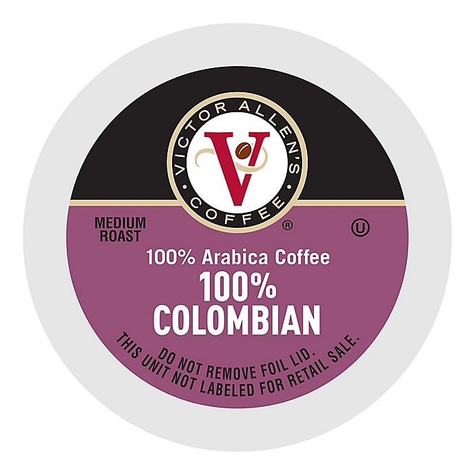 slide 2 of 3, Victor Allen 100% Colombian Coffee Pods for Single Serve Coffee Makers, 100 ct