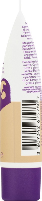 slide 4 of 4, Rimmel Stay Matte Liquid Mousse True Ivory 103 Foundation 1 oz, 30 ml