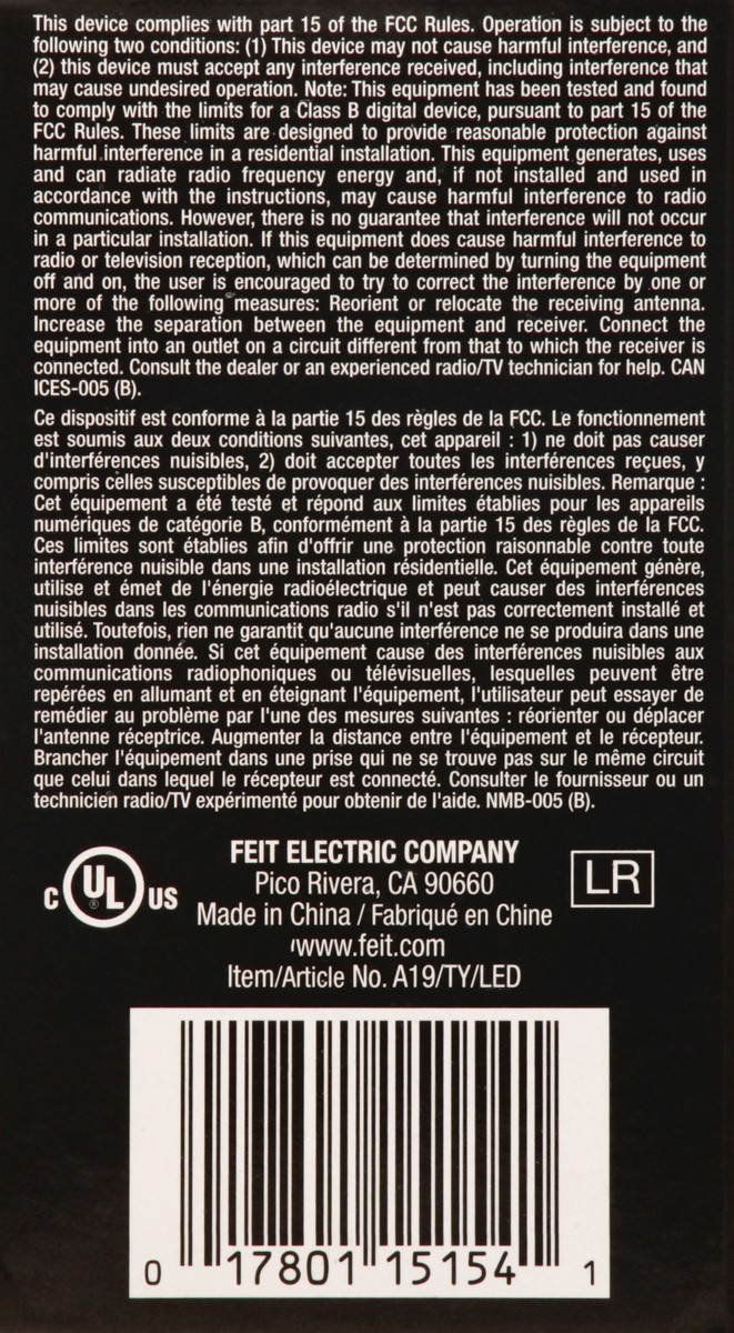 slide 5 of 11, Feit Electric LED 4.5 Watts Yellow Light Bulb 1 ea, 1 ct