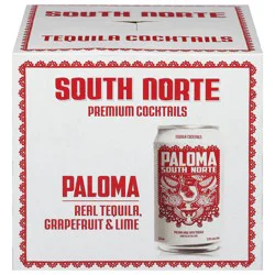 South Norte Premium Paloma Tequila Cocktails - 1 Each